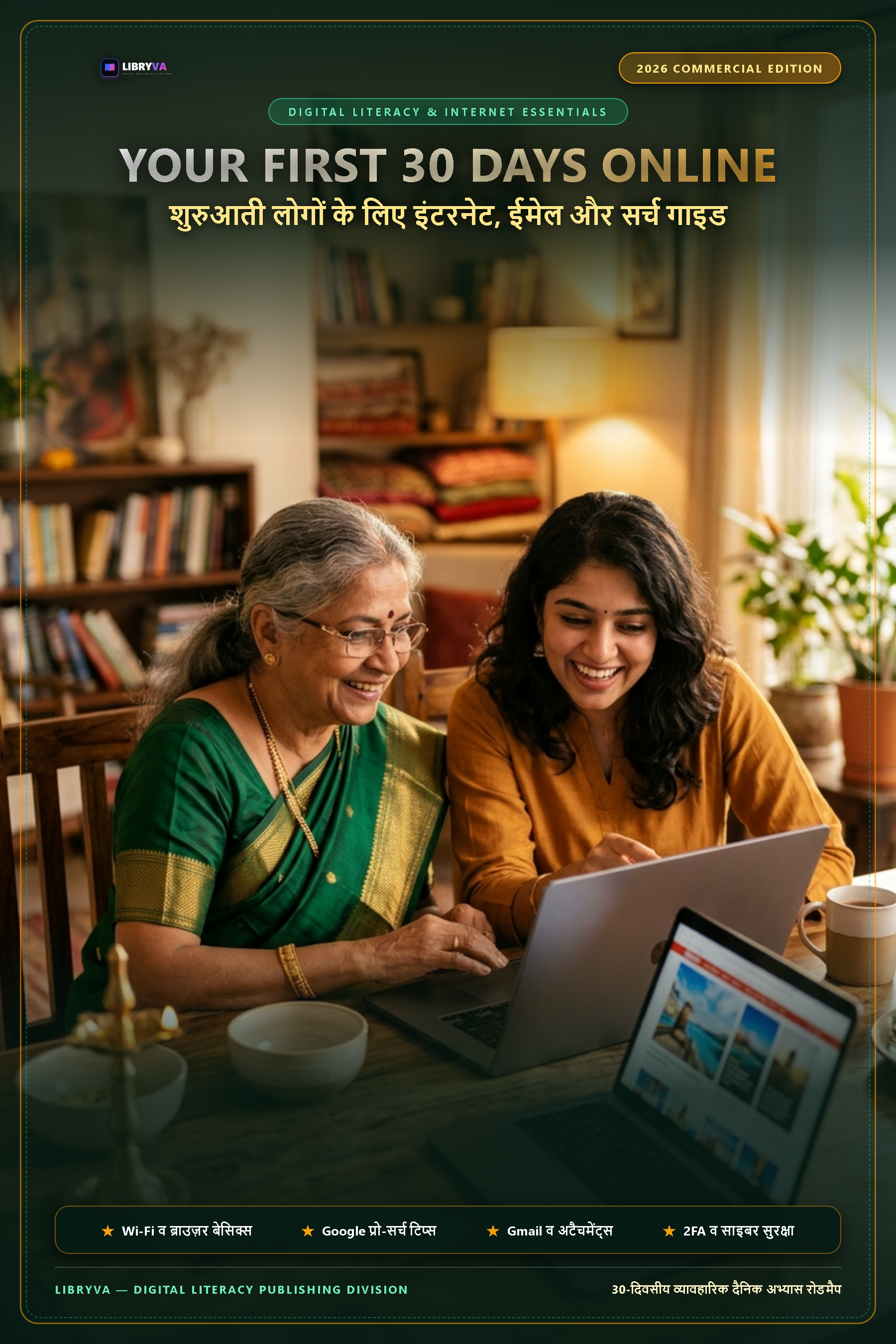 Cover art for Your First 30 Days Online: शुरुआती लोगों के लिए इंटरनेट, ईमेल और सर्च की संपूर्ण व्यावहारिक मार्गदर्शिका