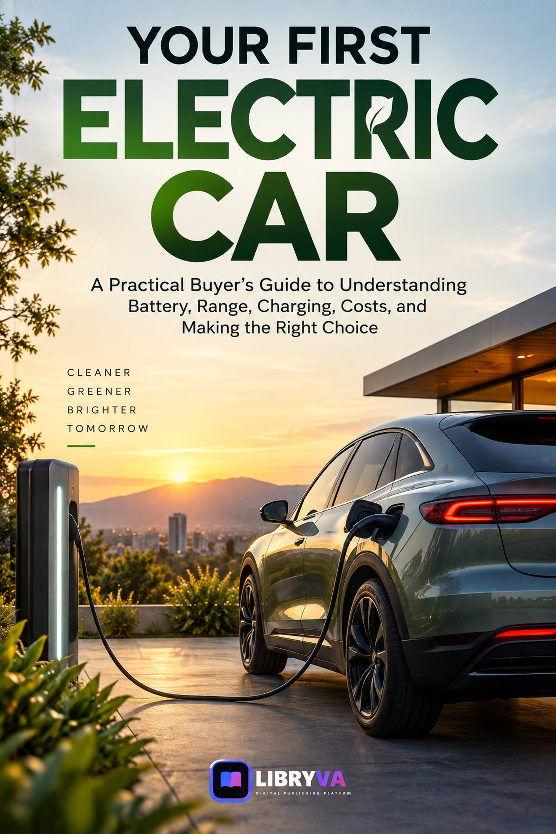 Cover art for Your First Electric Car: A Practical Guide to Battery, Range, Charging, Costs, and EV Decision-Making